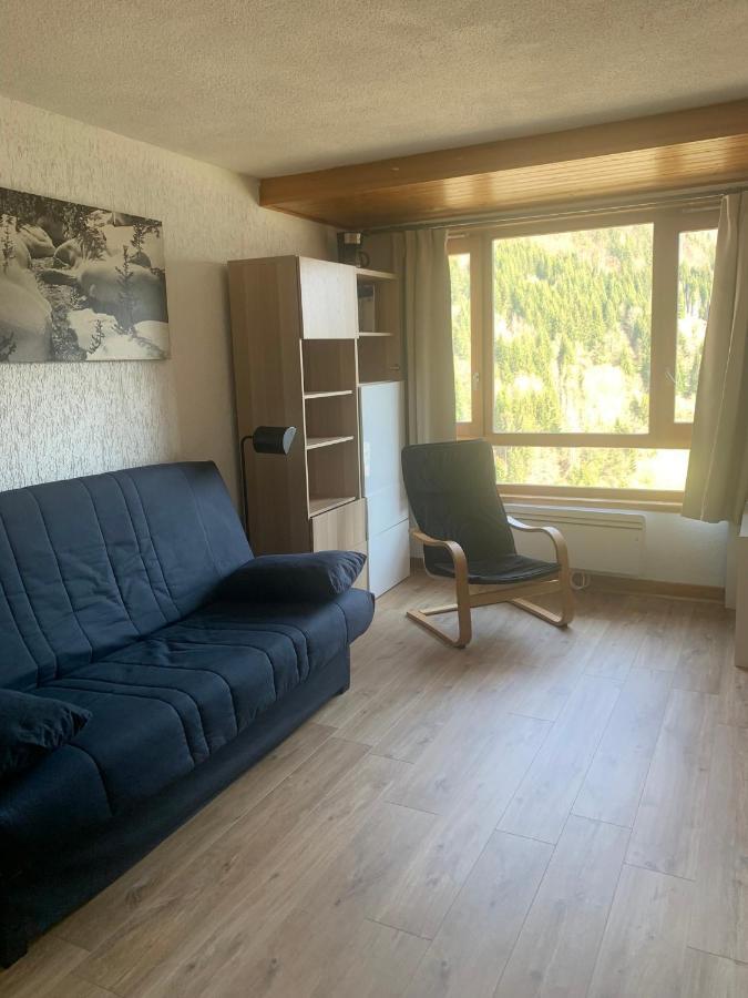 Appartement dans résidence avec piscine Saint-Jean-dʼAulps Exterior foto